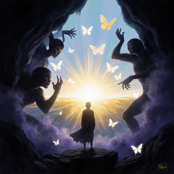 inner shadow work, facing fears, integration journey